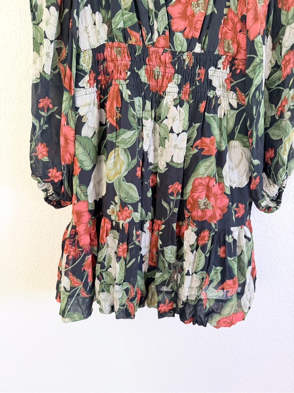 Anthropologie Somerset dress in Black Floral size small - Picture 5 of 15